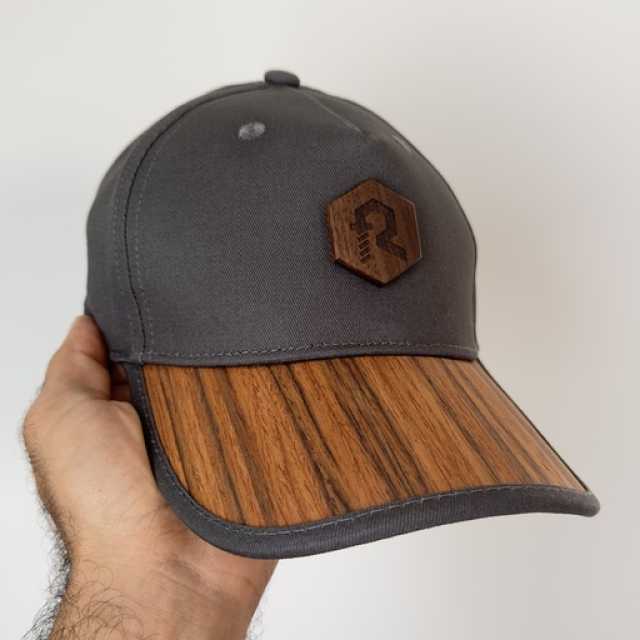 Gray Cap with luxury Touch