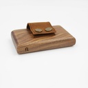 Walnut wood cardholder
